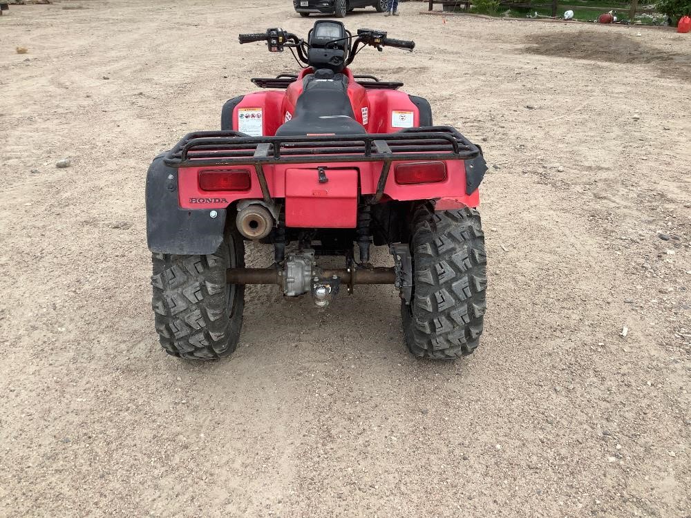 2002 Honda TRX450FE ATV BigIron Auctions