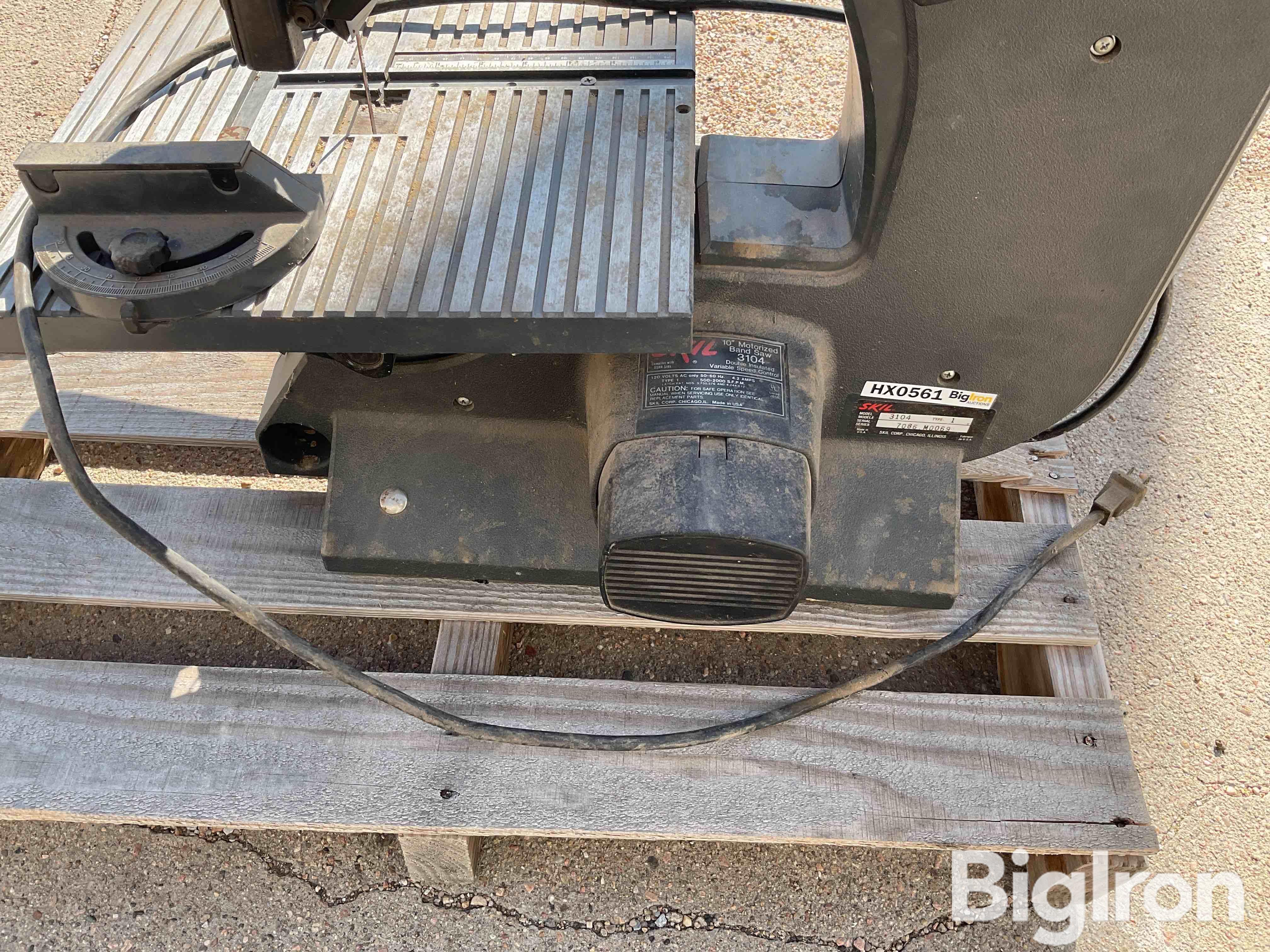 Skil 3104 10” Motorized Band Saw BigIron Auctions