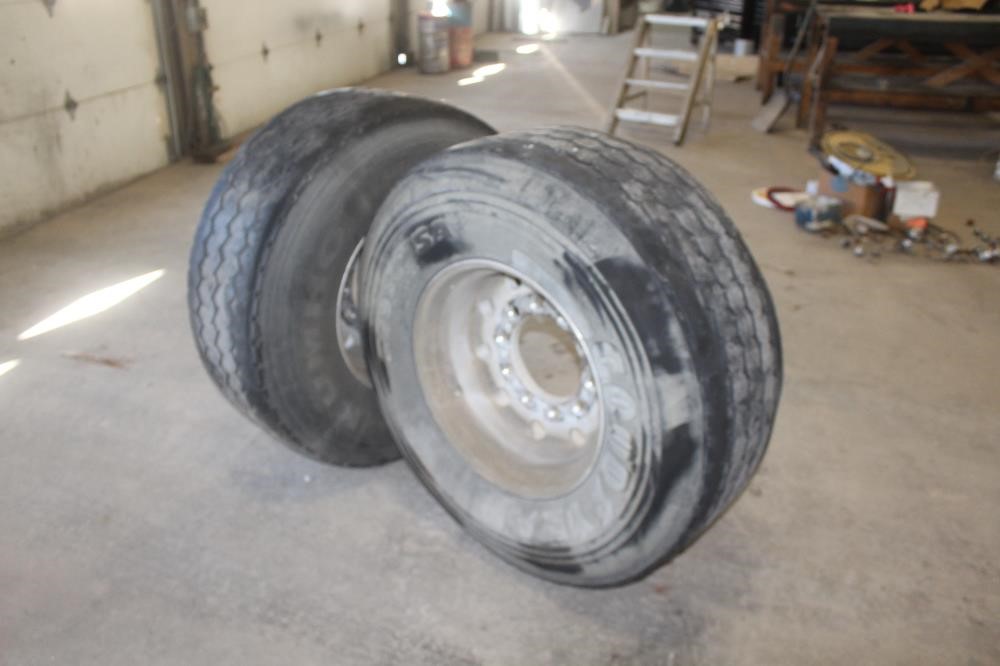 425 65R22 5 Super Singles Tires Aluminum Rims BigIron Auctions