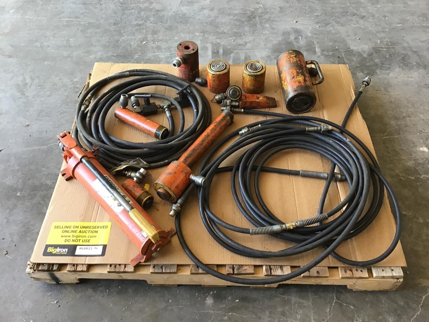 Enerpac 8-80 Hydraulic Pump And Jack Kit BigIron Auctions