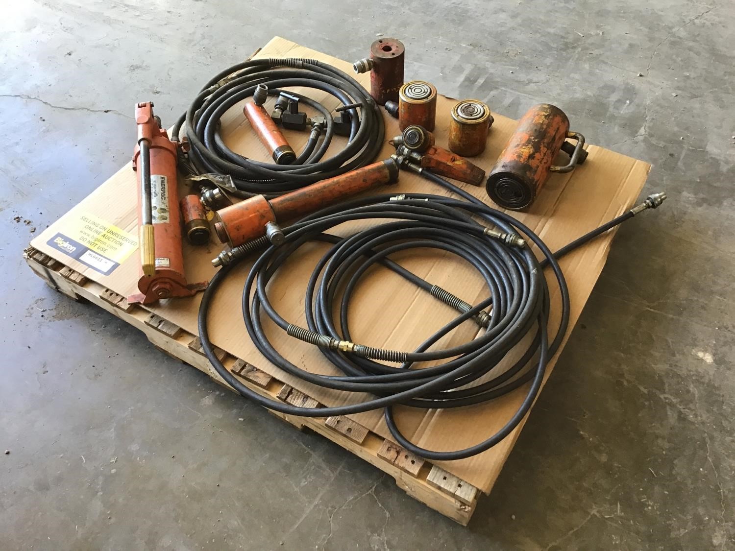 Enerpac 8-80 Hydraulic Pump And Jack Kit BigIron Auctions