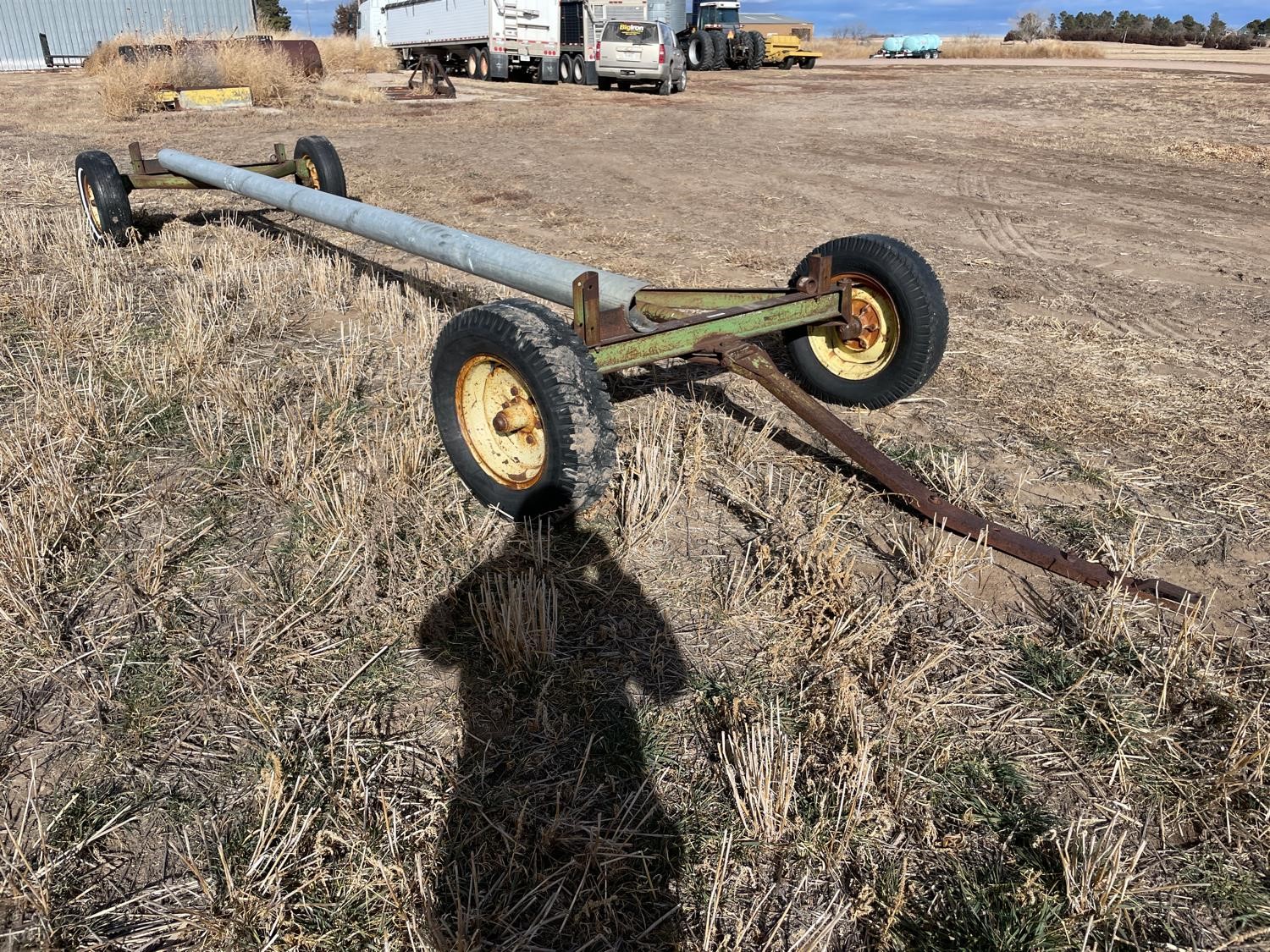 Homemade Header Trailer On John Deere Running Gear BigIron Auctions