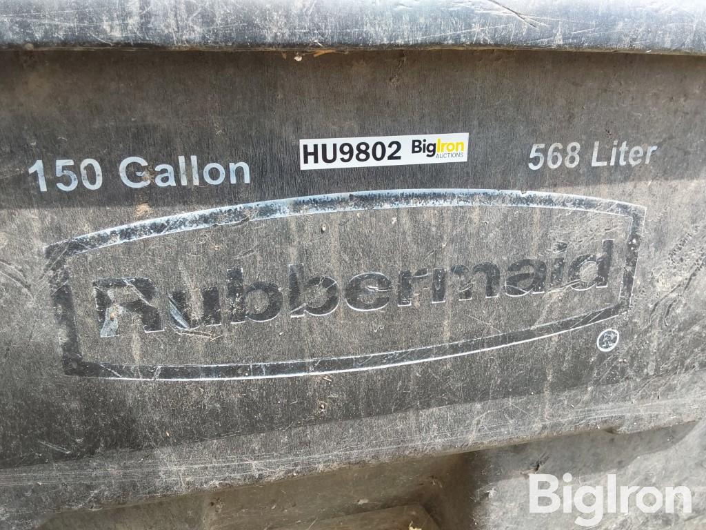 Rubbermaid 150-Gallon Poly Tank BigIron Auctions