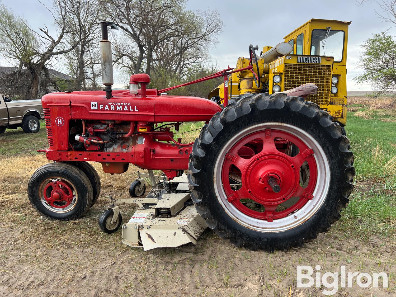 1945 Farmall H 2WD Row Crop Tractor W/Mower BigIron Auctions