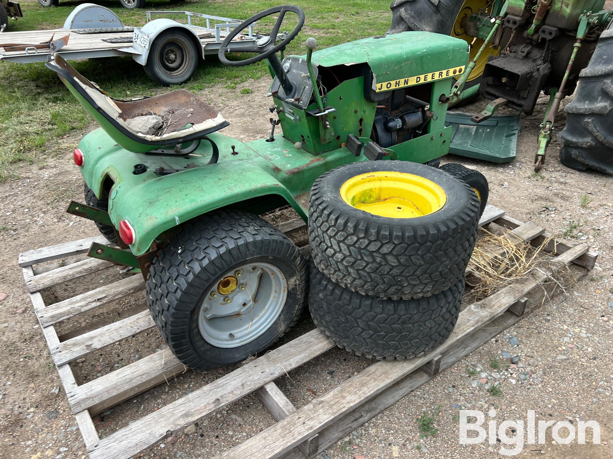 John Deere 140 H3 Garden Tractor Bigiron Auctions 1280