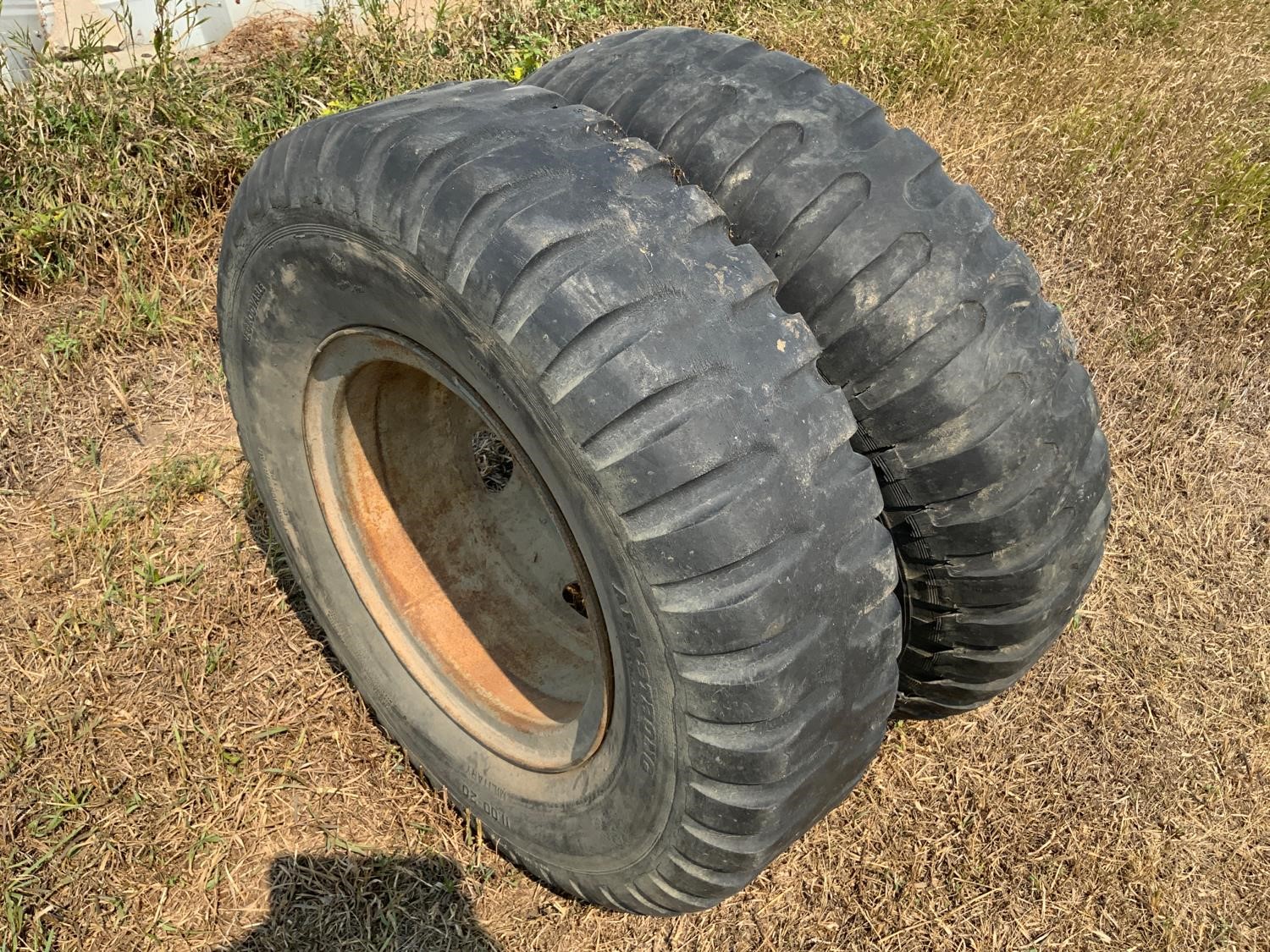 11.00-20 Military Tread Tires/ Rims BigIron Auctions