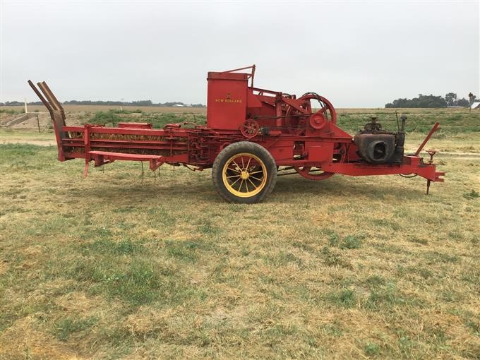 1947-new-holland-76-antique-small-square-baler-bigiron-auctions