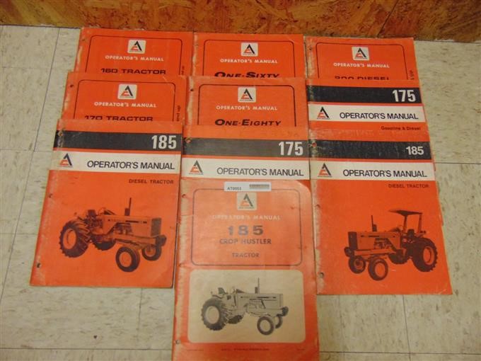 Allis-Chalmers Parts And Operator's Manuals BigIron Auctions