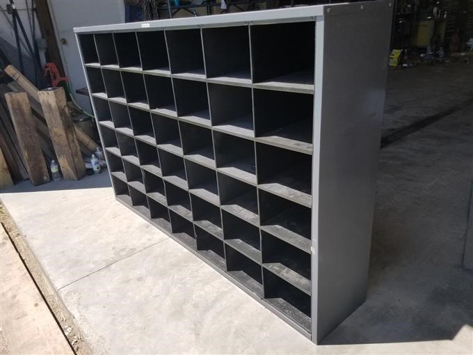 Large Bolt Bin/Storage Cabinet On Stand BigIron Auctions
