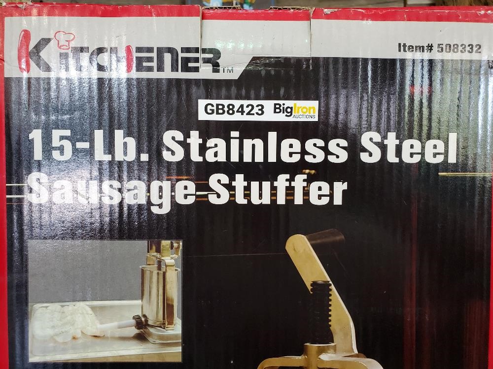 Kitchener 15-Lb. Stainless Steel Sausage Stuffer