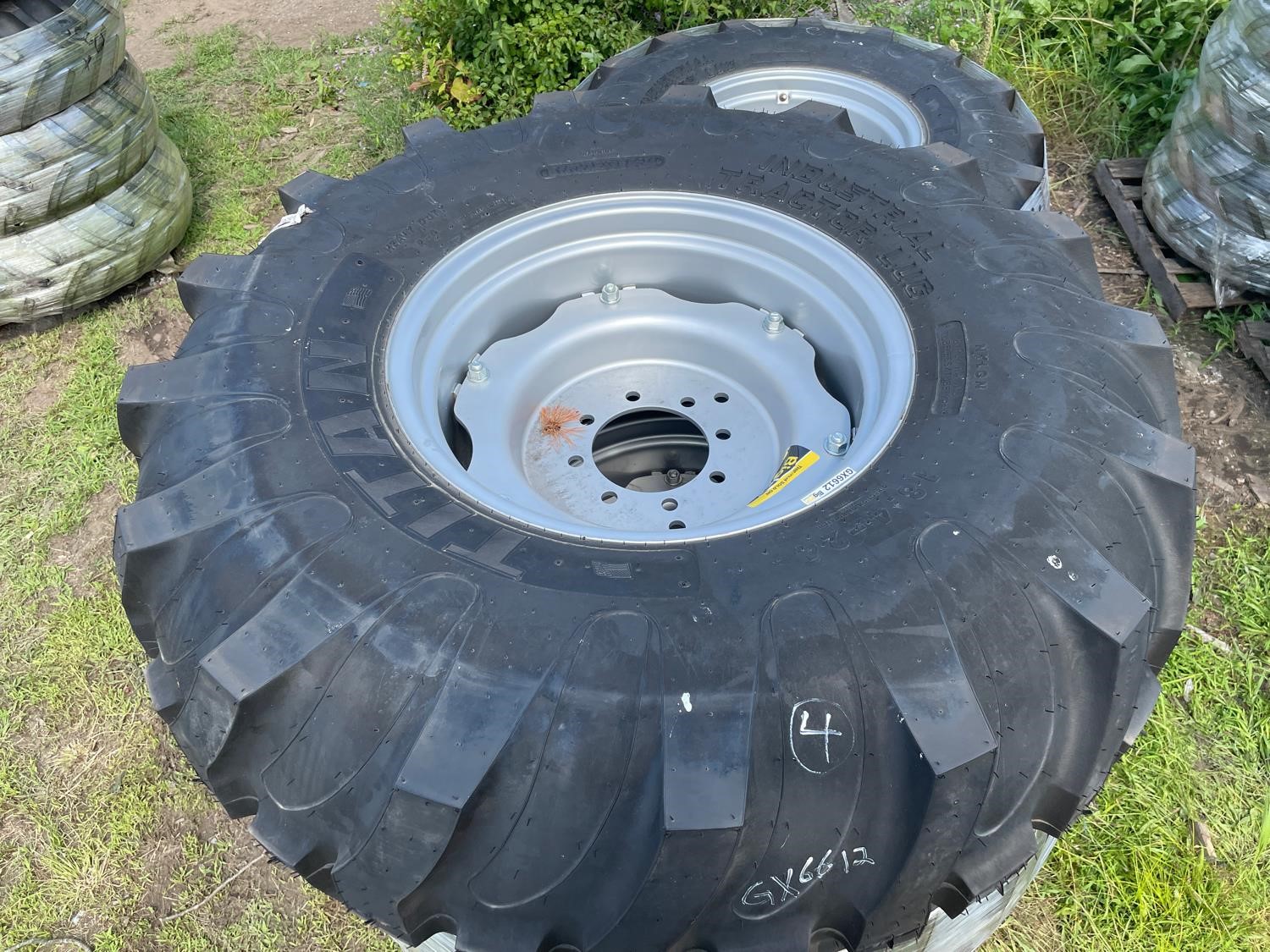 Titan Industrial Tractor Lug 18.4-24 Tires BigIron Auctions