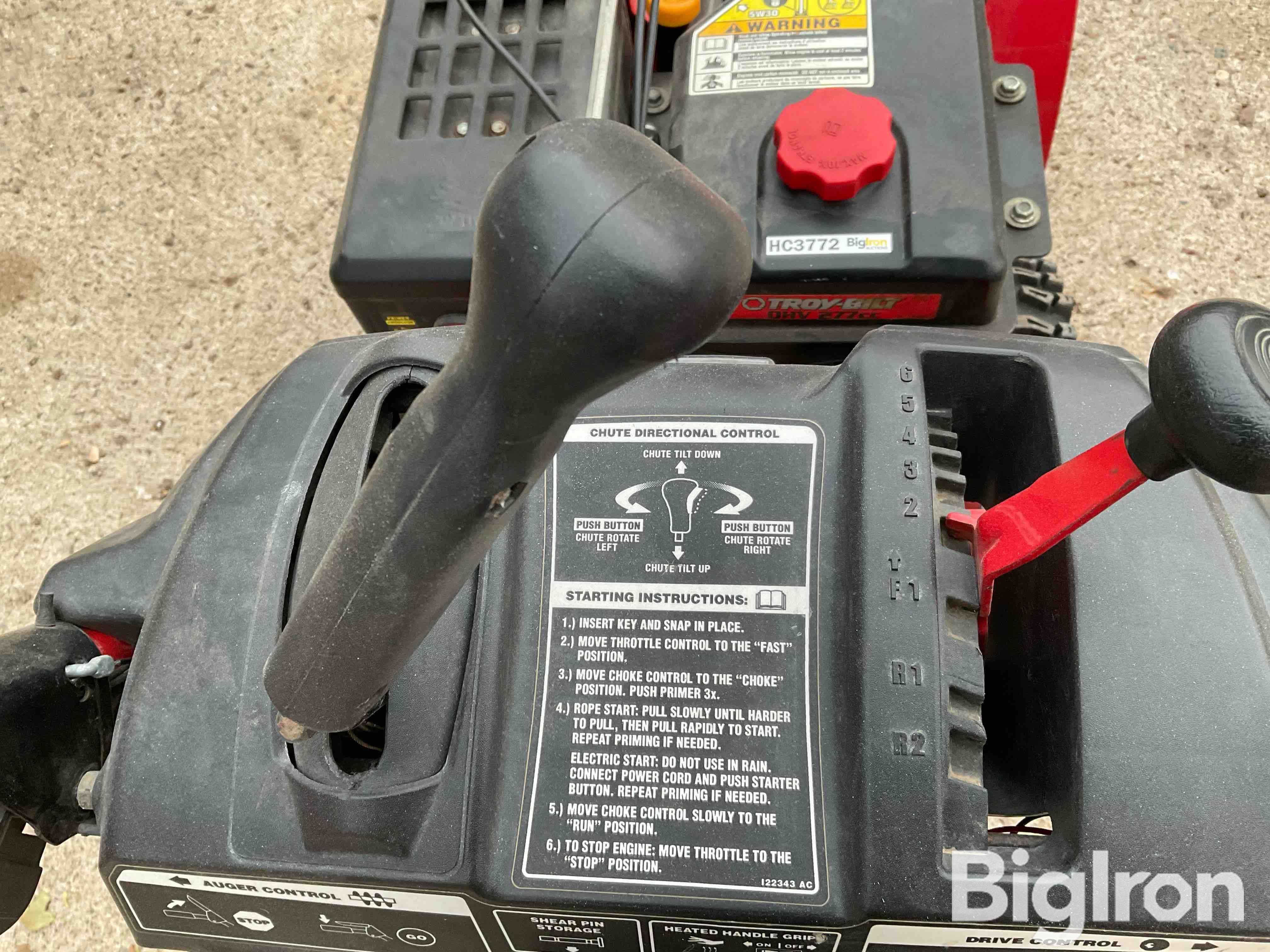 TroyBilt Storm 2840 28” Walk Behind Snow Blower BigIron Auctions