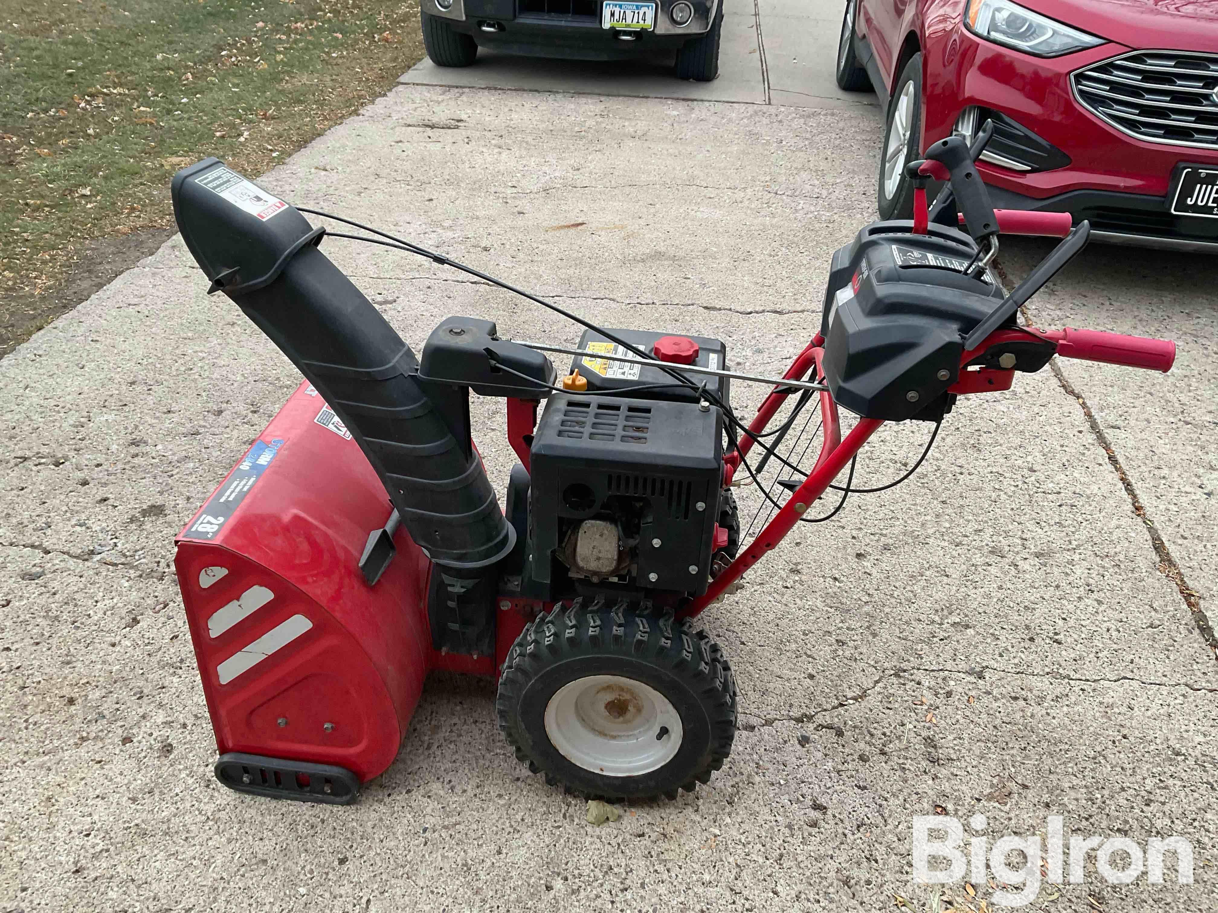 Troy-Bilt Storm 2840 28” Walk Behind Snow Blower BigIron Auctions