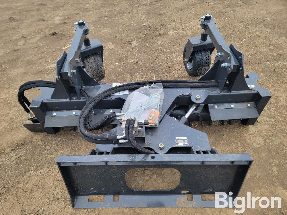 2023 Land Honor PR-12-72W Power Rake Skid Steer Attachment BigIron Auctions