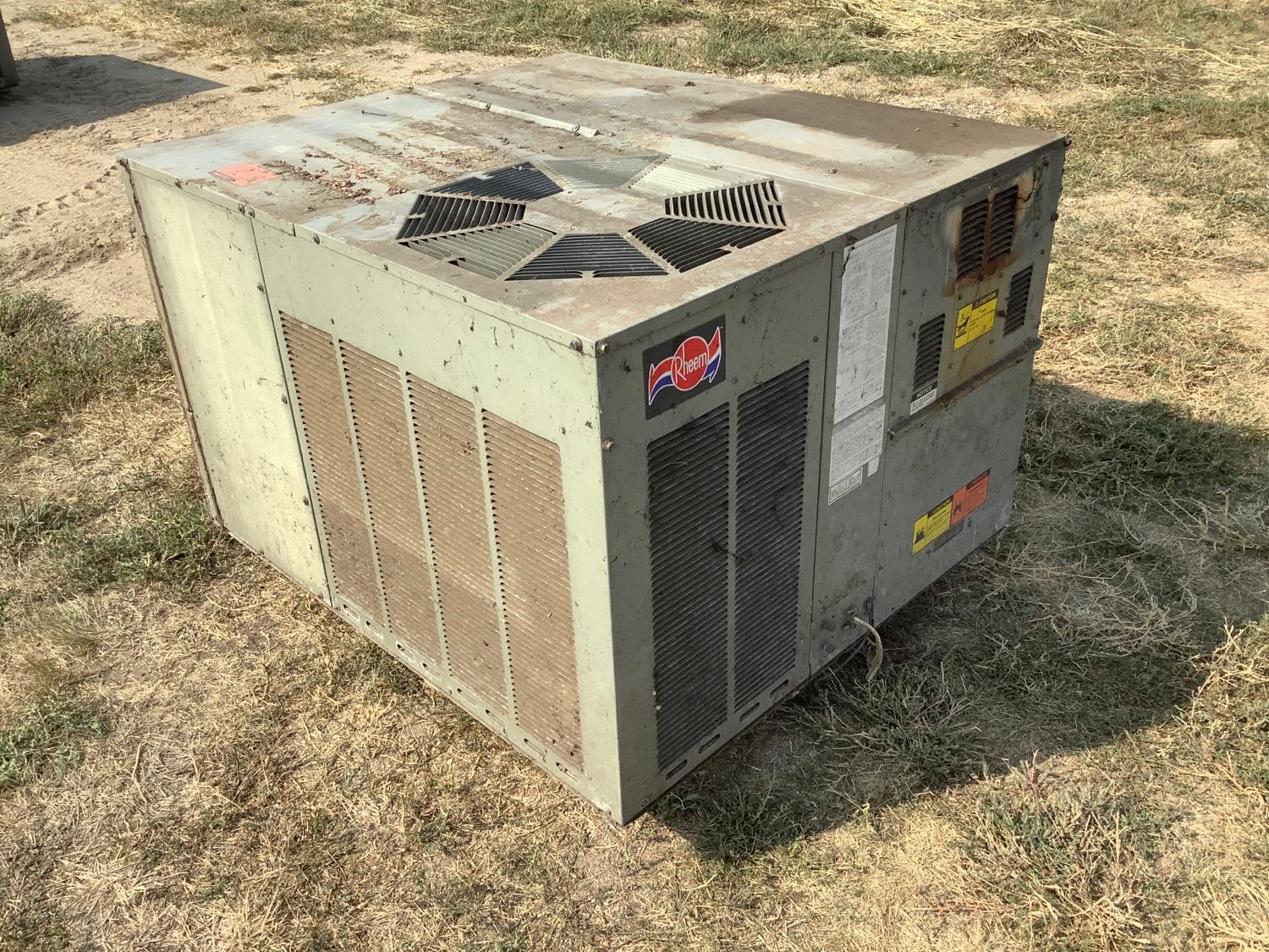 old rheem package unit