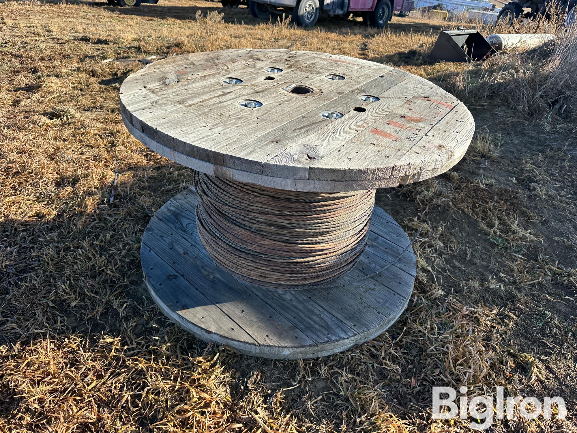 Steel Cable & Wooden Spool BigIron Auctions