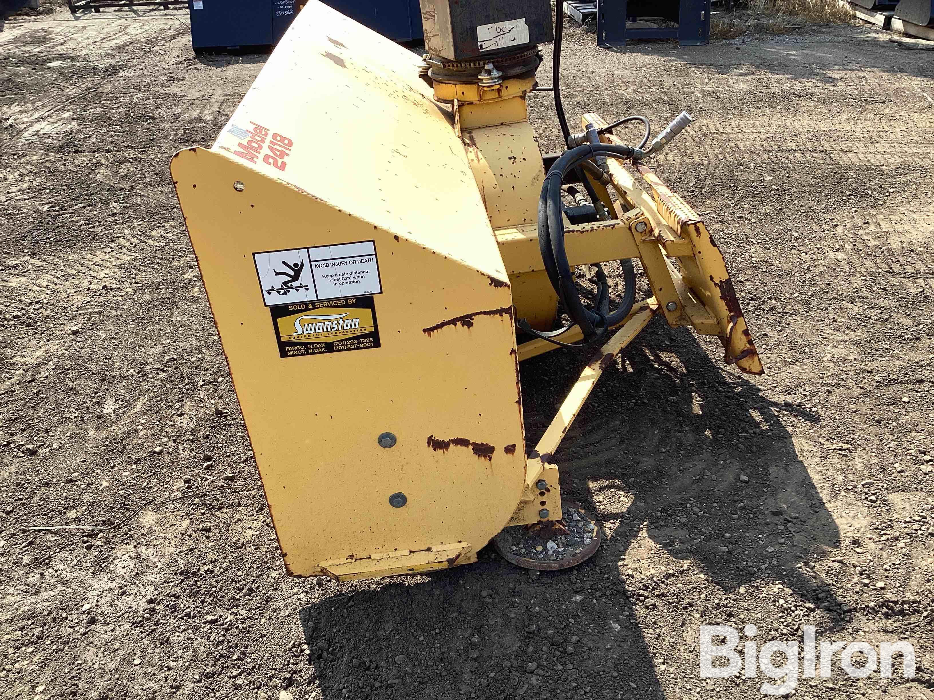 Erskine 2418 84” Skid Steer Snowblower Attachment BigIron Auctions