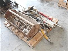 Plumbing Fittings & Wooden Carpenter Box 