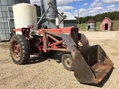 1967 International Farmall 656 Tractor W Westendorf Loader 