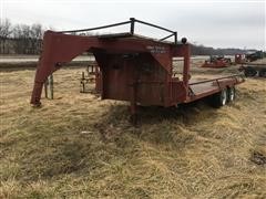 Home Built Flatbed Hay Trailer 