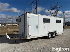 1997 Duo Lift V2027D 25' T/A Enclosed Cargo Trailer 