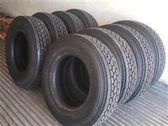 2019 Bridgestone M710 295/75R22.5 Truck Drive Tires 