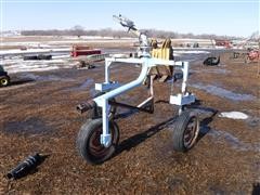 Nelson Irrigation P200 Big Gun Mounted On Three Wheel Cart 