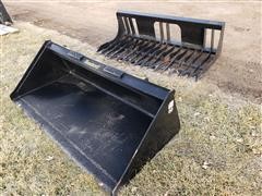 Tomahawk/Brute Bucket & Rock Bucket Skid Steer Attachments 