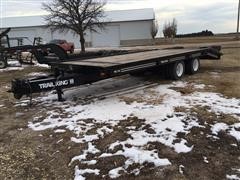 1987 Trail King TK32-2400 T/A Flatbed Trailer 