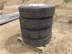 Ironman 235/75R24.5 Tires And Aluminum Wheels 