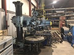 Carlton Machine Power Feed Large Drill Press 