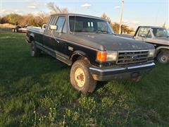 1991 Ford F250 4x4 Extended Cab Pickup 