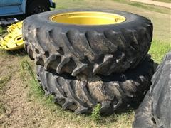 John Deere 18.4x38 Tires & Rims 