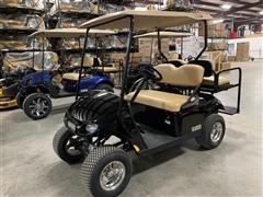 2017 E-Z-GO Valor Black Gas PTV Golf Cart 