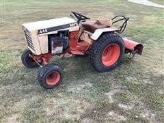 1974 Case 446 Garden Tractor W/Tiller 