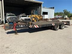 1988 Eager Beaver 20-Ton T/A Flatbed Trailer 