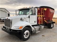 2011 Peterbilt PB337 Supreme International 600T Feed Truck 