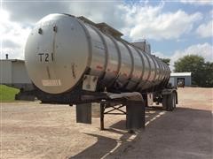 1967 Fruehauf 6000 GAL T/A Tanker Trailer 