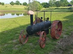 Antique Home Made Steam Engine Replica 