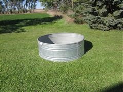 HW Brand R-62 6' X 2' Galvanized Steel Tank 