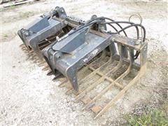 2008 Takeuchi Skid Steer Attachment Grapple Forks 