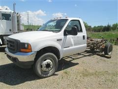 1999 Ford F550 Super Duty Diesel 2WD Cab & Chassis 