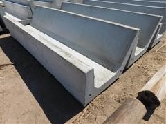 2018 Peters Concrete Flat Bottom J Style Feed Bunk 