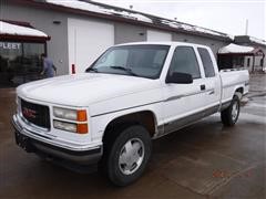 1998 GMC 1500 4x4 Extended Cab Pickup 
