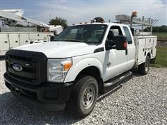 2011 Ford F350 XL Super Duty 4x4 Extended Cab 4 Door Service Truck 