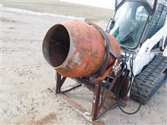 Skid Steer Mounted Cement Mixer 