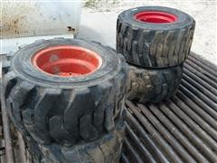 31x15.5-15 NHS Skid Steer Tires & Rims 