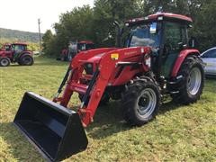 2018 Mahindra 8100 PST 4WD Compact Utility Tractor W/Loader 