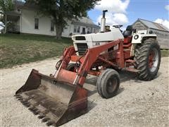 Case 870 2WD Tractor W/ Loader 