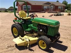 John Deere 855 Compact Utility Tractor W/Mowing Deck Attachment 